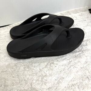 Oofos Original Flip Flops Recovery Arch Support Comfort Casual Black Sz M11 W13